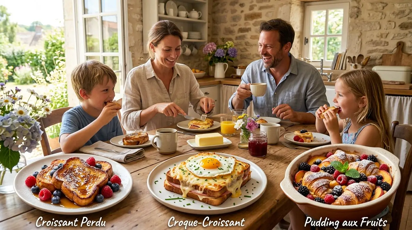 Que faire avec des croissants rassis ? 7 recettes faciles pour les vacances