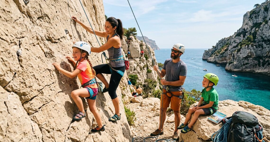 Escalade en famille : 5 destinations pour les vacances scolaires